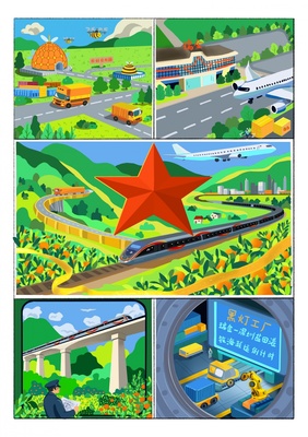 漫評(píng) 路通百業(yè)興，路網(wǎng)織錦老區(qū)振興圖